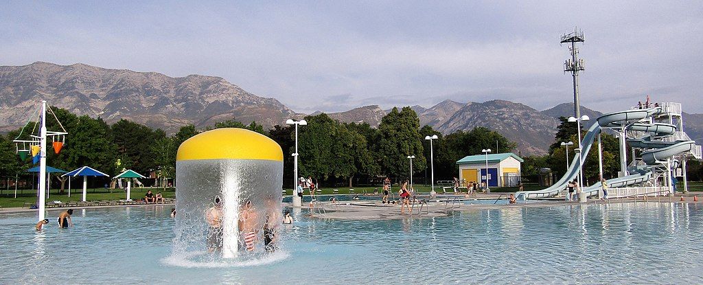 People swimming at SCERA Park Pools