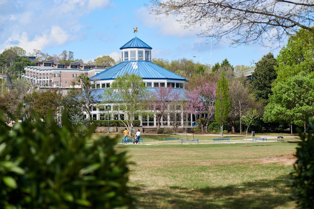 The grounds of Coolidge Park