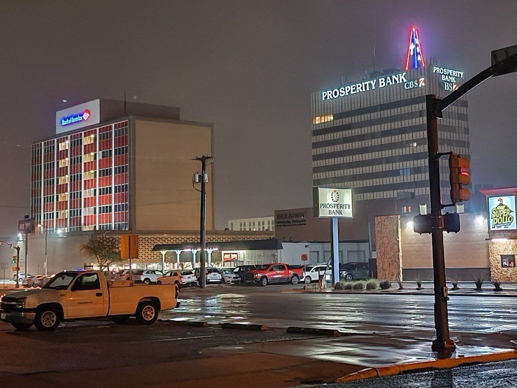 Night scene at Downtown Odessa