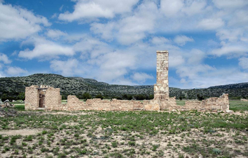 Ruins at Fort Lancaster State Historic Site