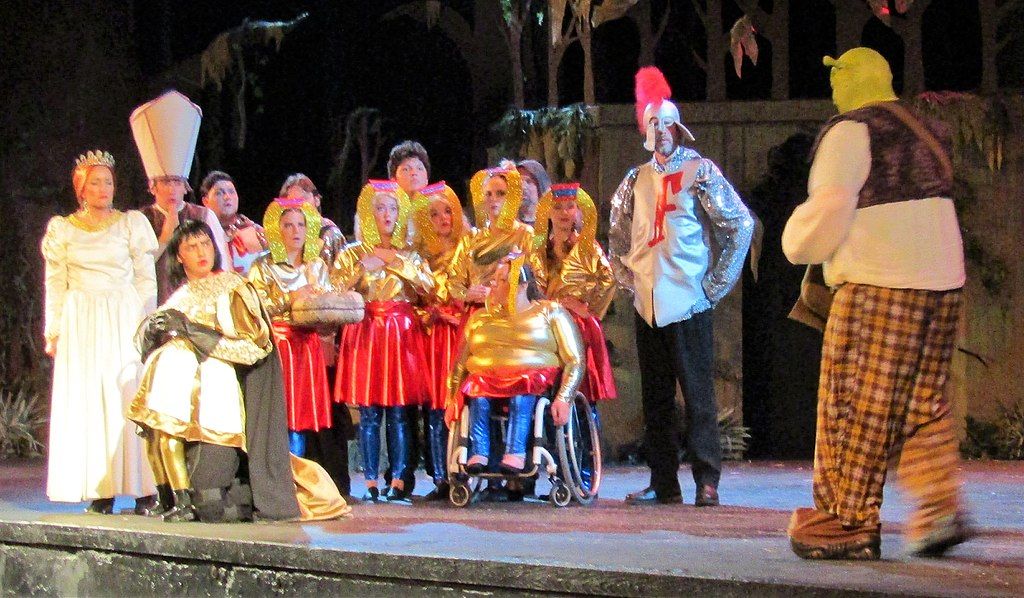 Shrek the musical at SCERA Shell Outdoor Theatre