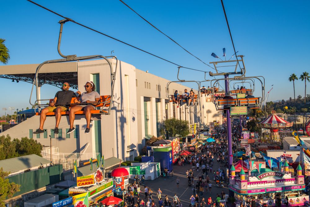 View of Los Angeles County Fair
