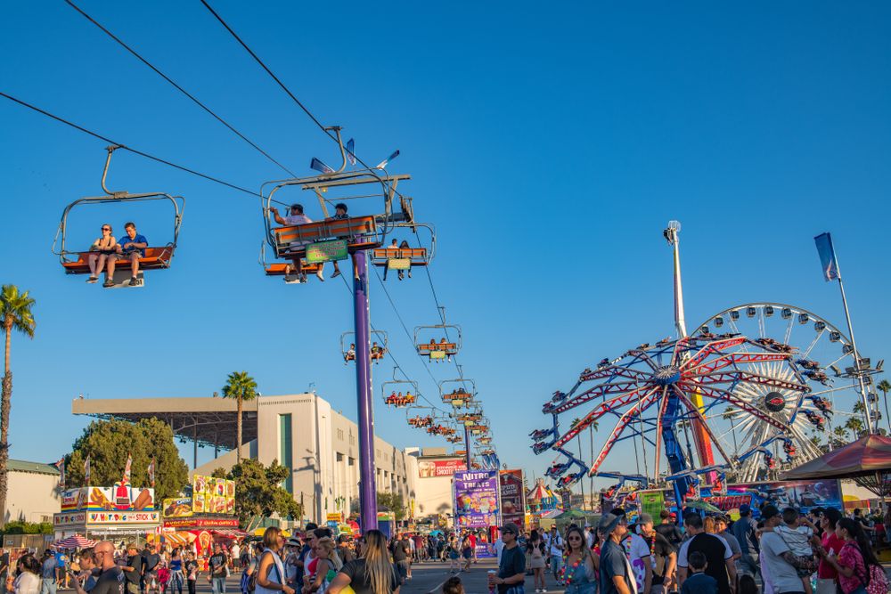 View of Los Angeles County Fair