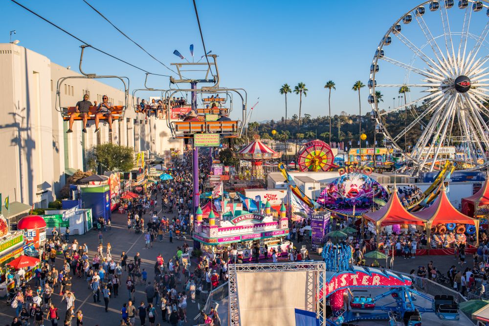 View of Los Angeles County Fair