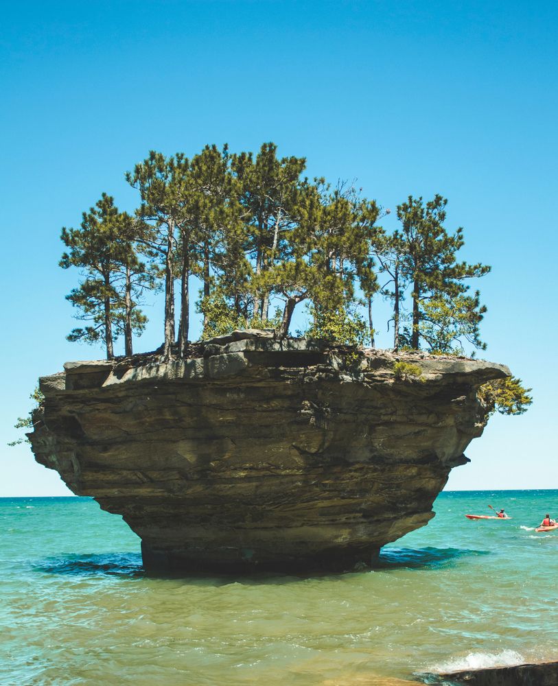 View of Turnip Rock