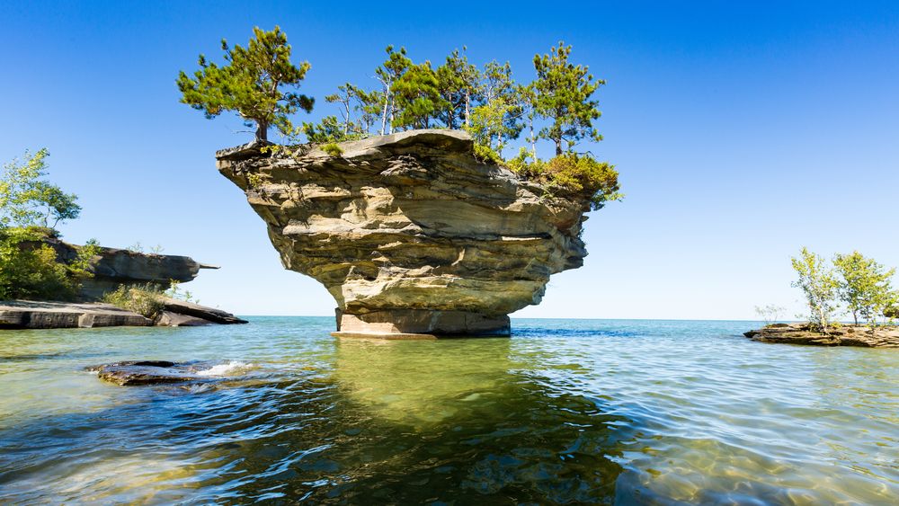 View of Turnip Rock