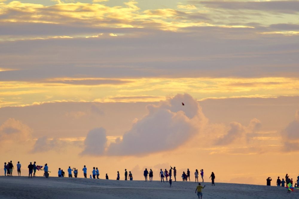 People at Outer Banks Kite Festivals