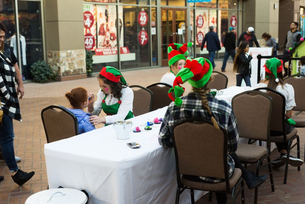 Christmas time at Outlets at Traverse Mountain