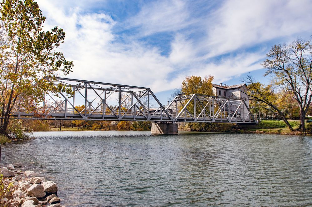 The waters of Finley River
