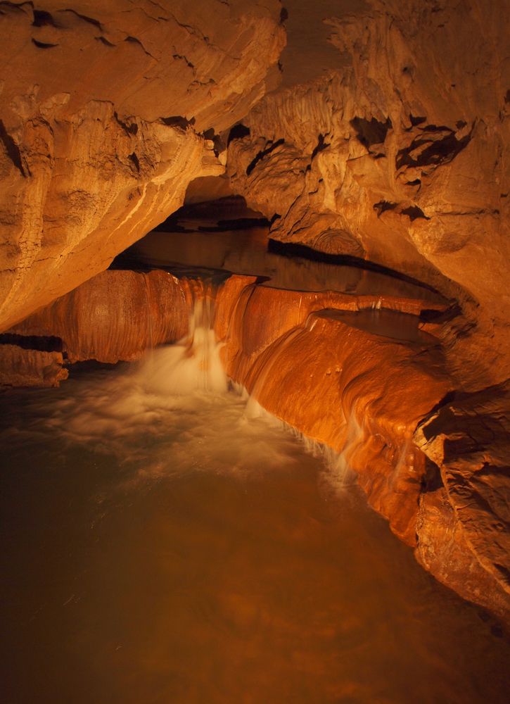 View inside Smallin Civil War Cave