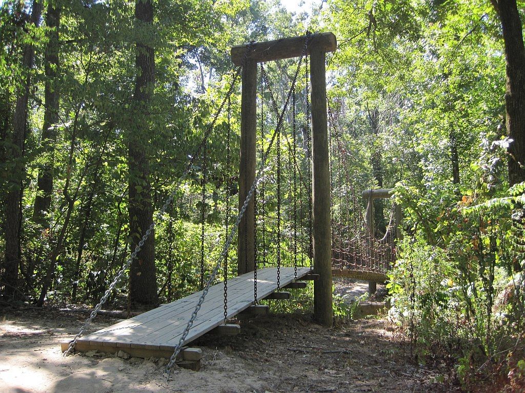 A bridge at Crowley’s Ridge State Park