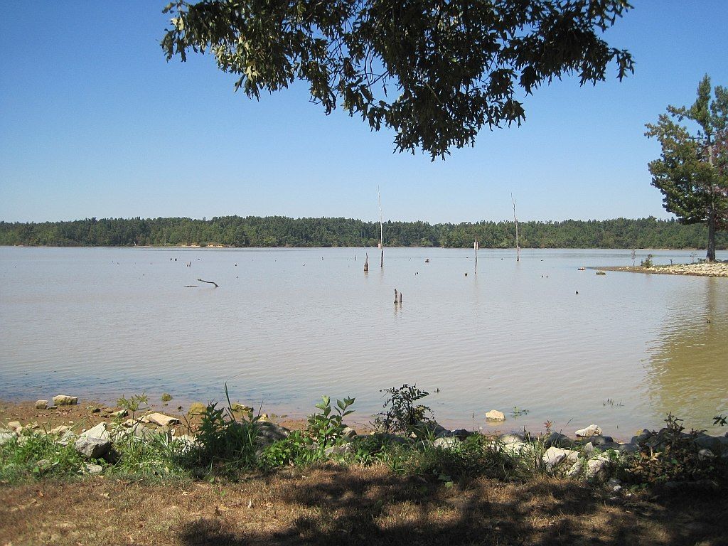 The waters of Lake Frierson State Park
