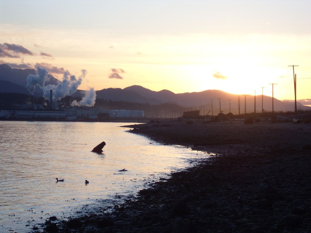 Sunset over Ediz Hook