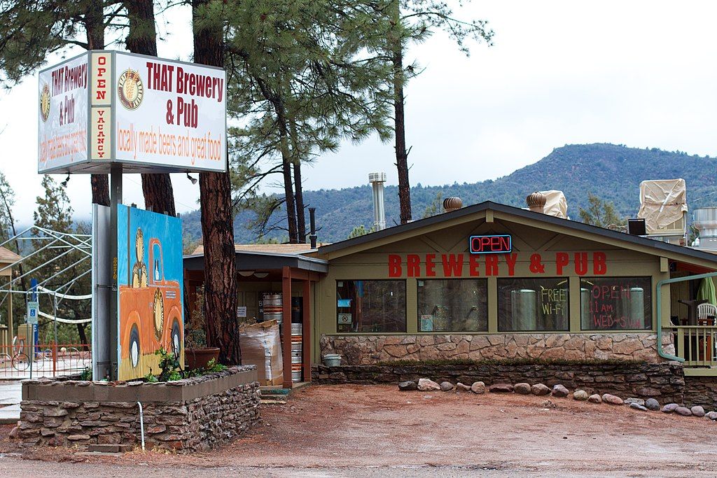 Exterior of THAT Brewery