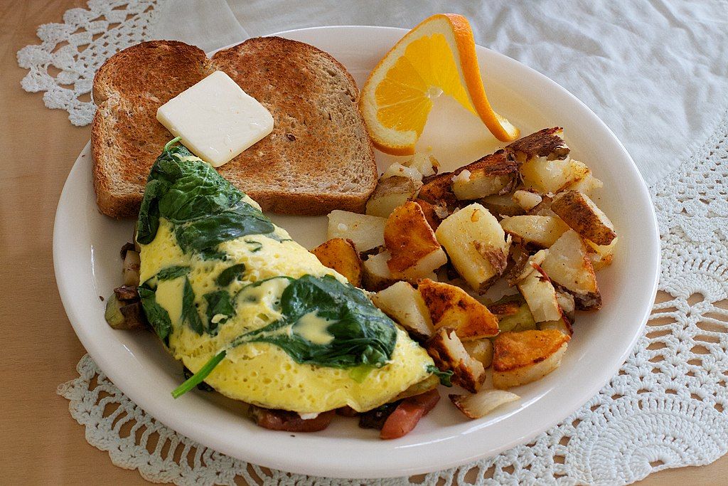 Special omelette in The Randall House