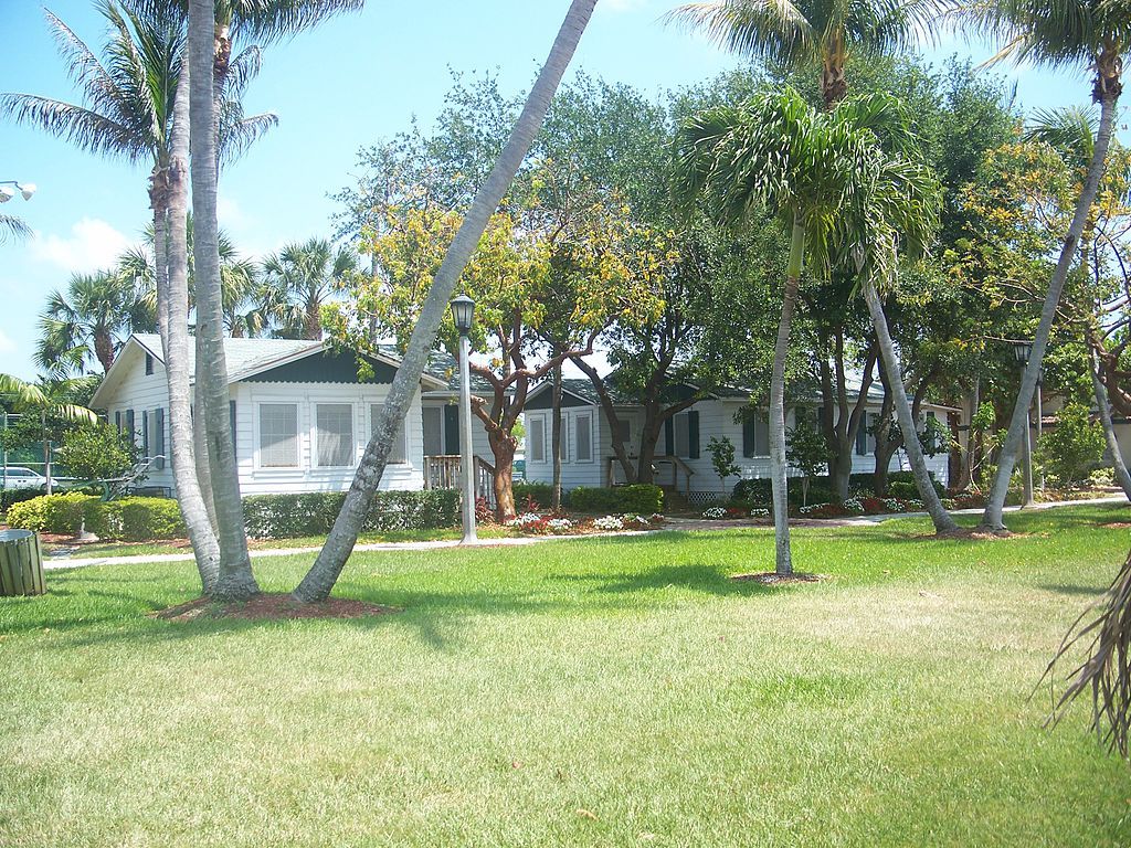 Far view of Kester Cottages