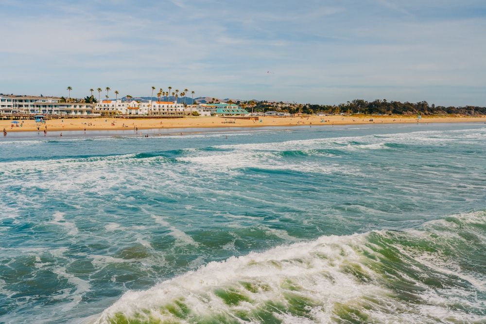 The waters of Pismo City Beach