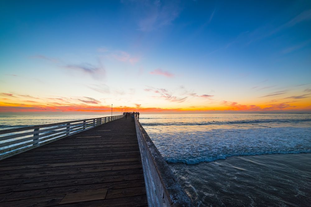 The view from within the Crystal Pier