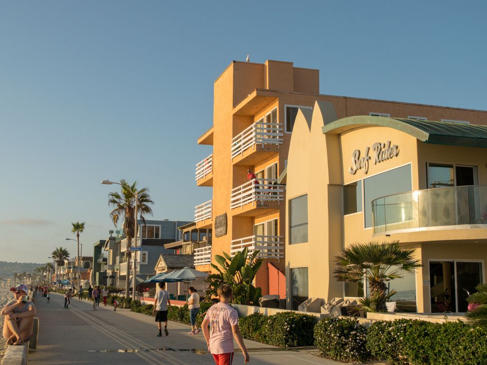Buildings at Ocean Front Walk