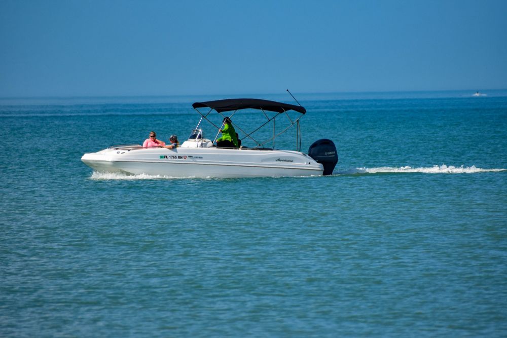 Boat ride at Clearwater Beach