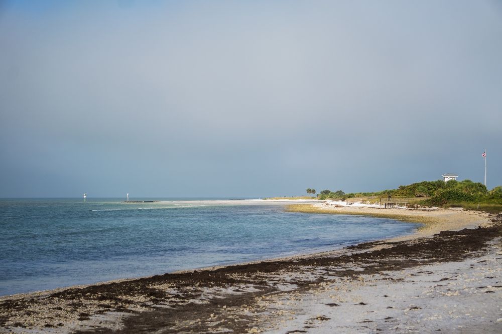 The waters of Honeymoon Island State Park