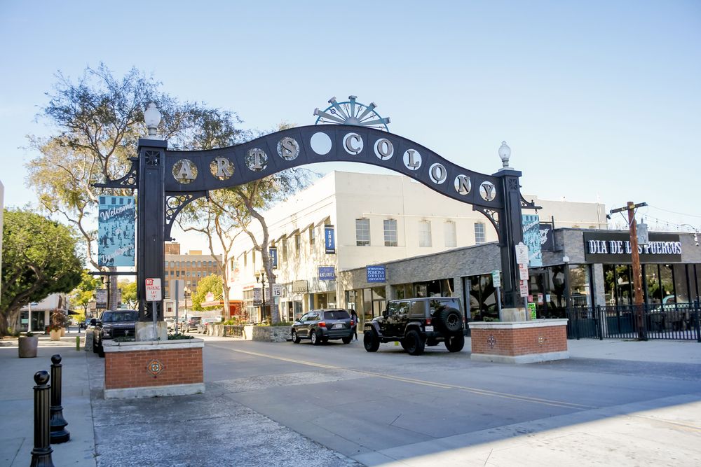 Entryway of Downtown Pomona Arts Colony