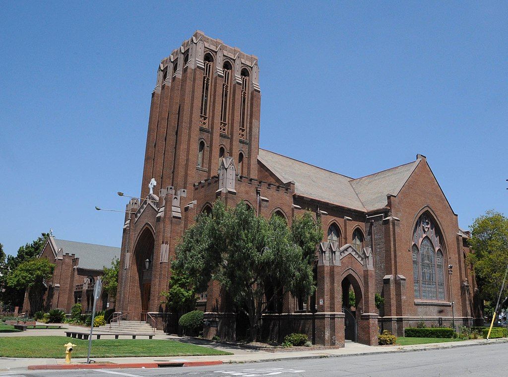 A church at Lincoln Park Historic District