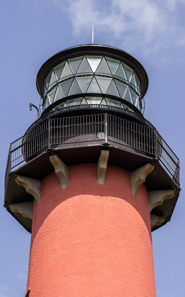 The top part of Jupiter Inlet Lighthouse & Museum