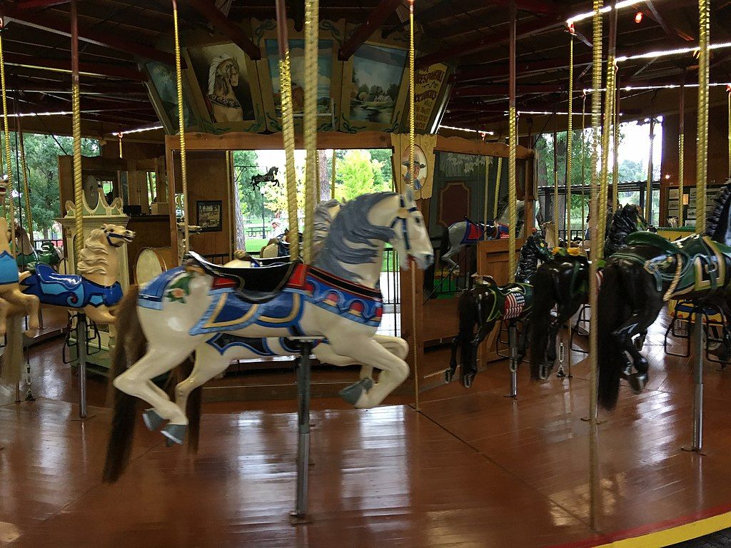 A carousel at the City Park