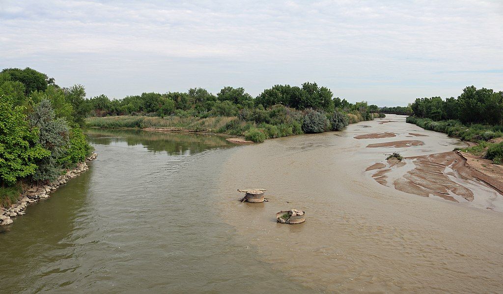 The waters of Fountain Creek