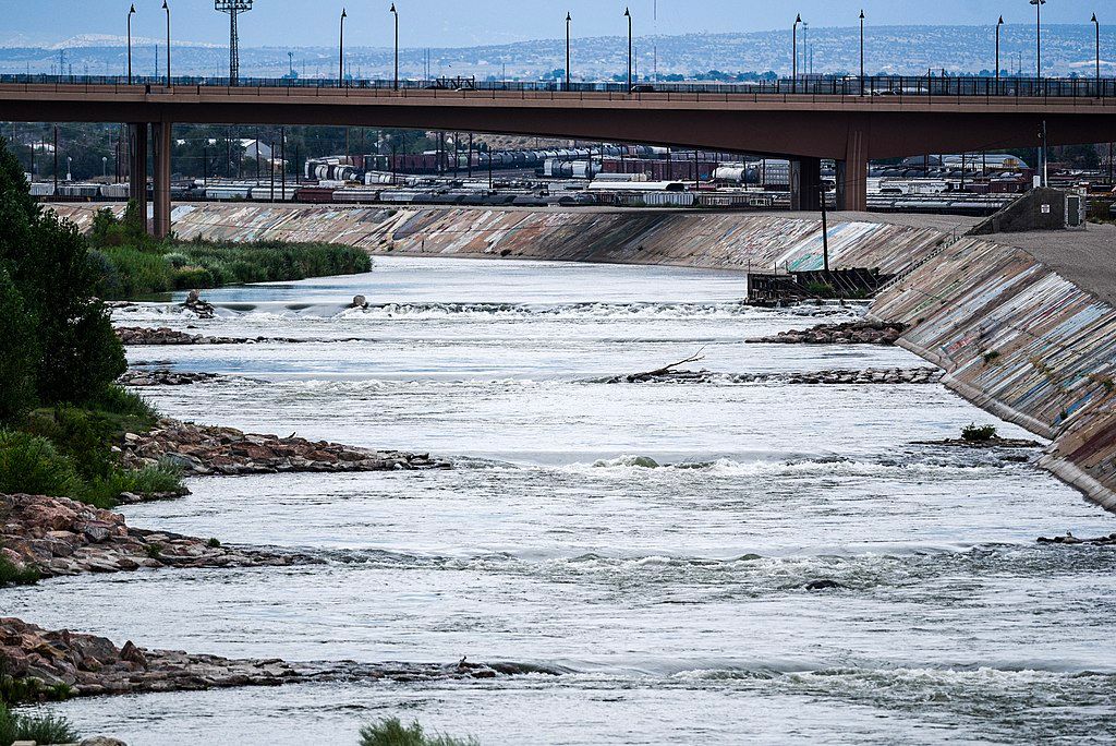 The waters of Pueblo Whitewater Park