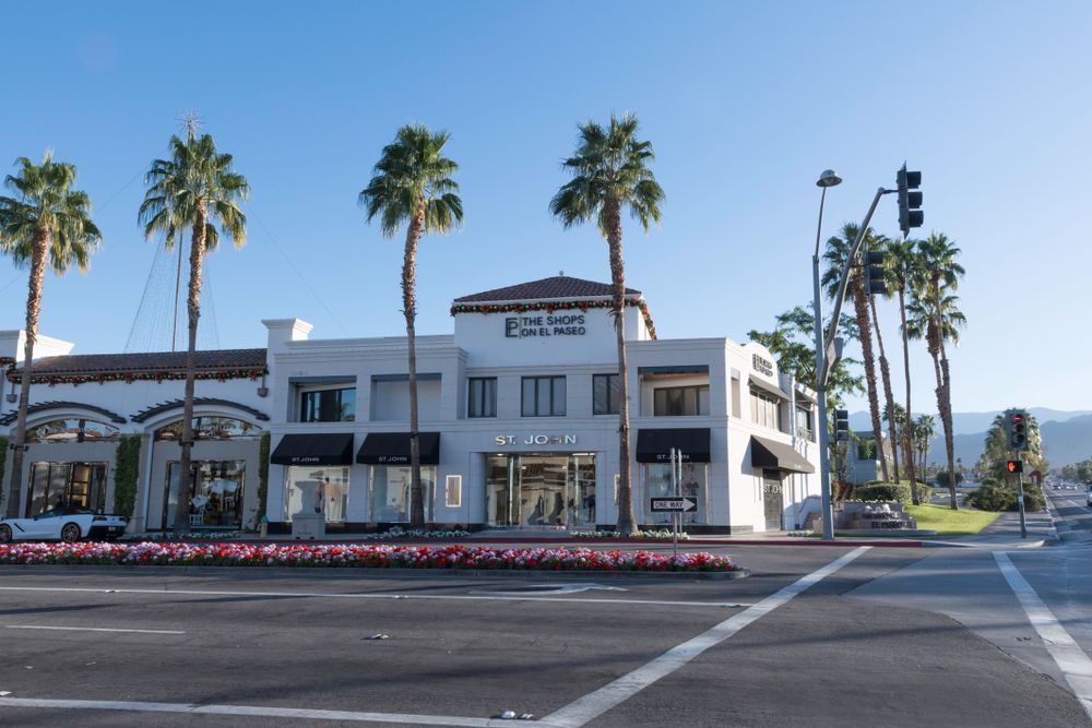 A building at El Paseo Shopping District
