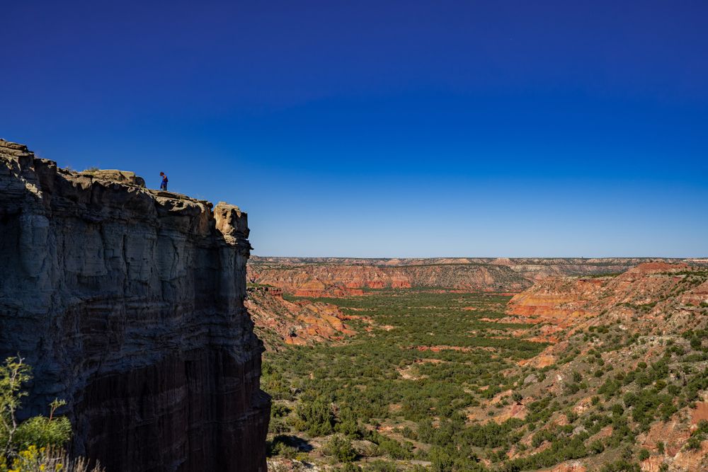 A cliff at Palo Duro Canyon State Park