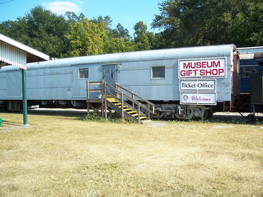 Museum gift shop of Florida Railroad Museum
