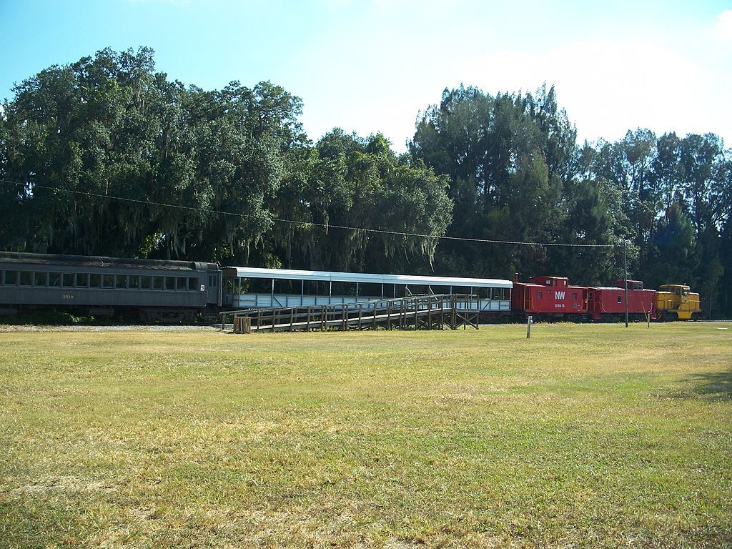 Daytime view of Florida Railroad Museum