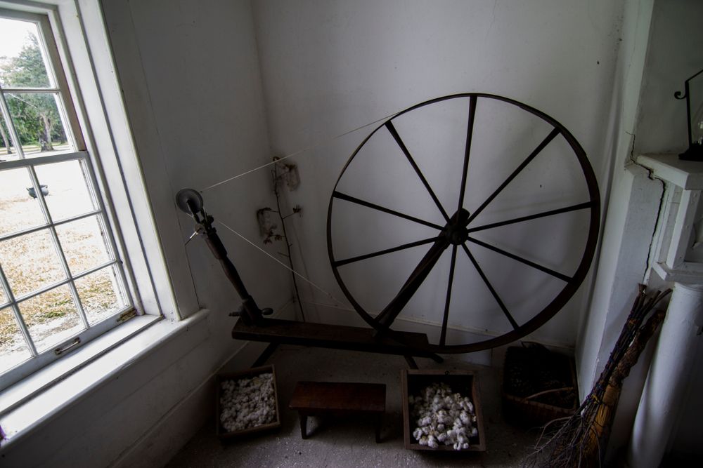 Interior of Gamble Plantation Historic State Park's mansion