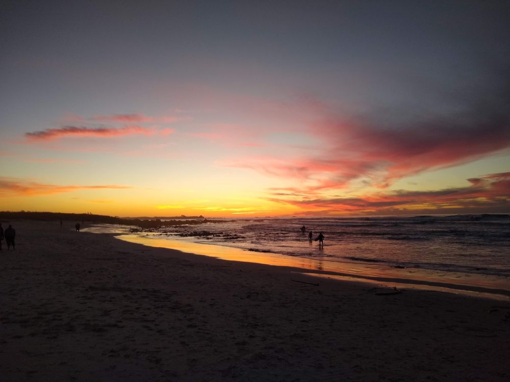 Gorgeous sunset over Asilomar State Beach