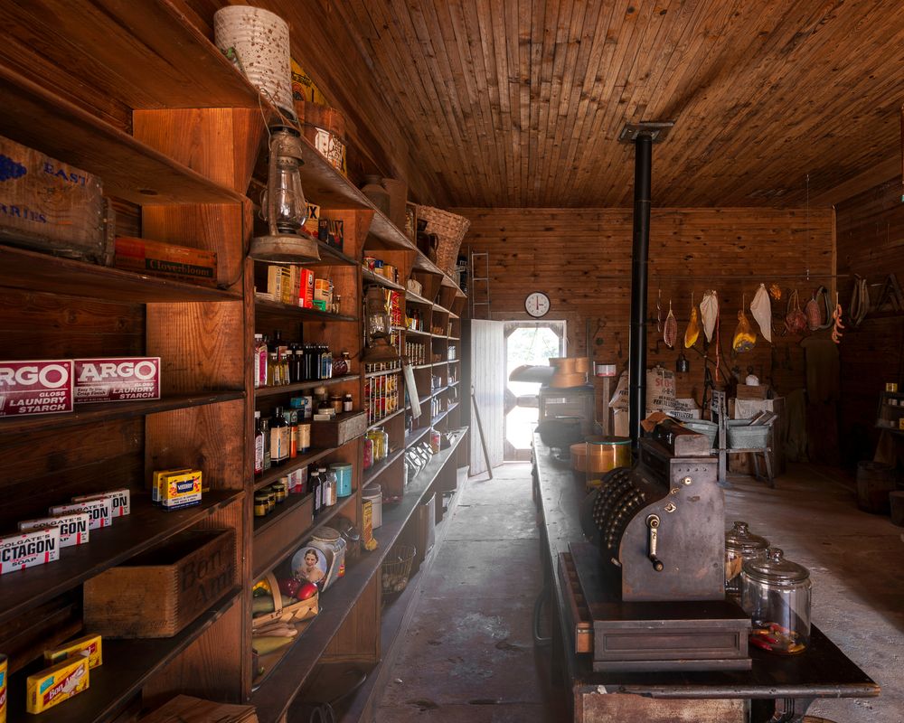 Interior of Carter family store at Jimmy Carter National Historic Site