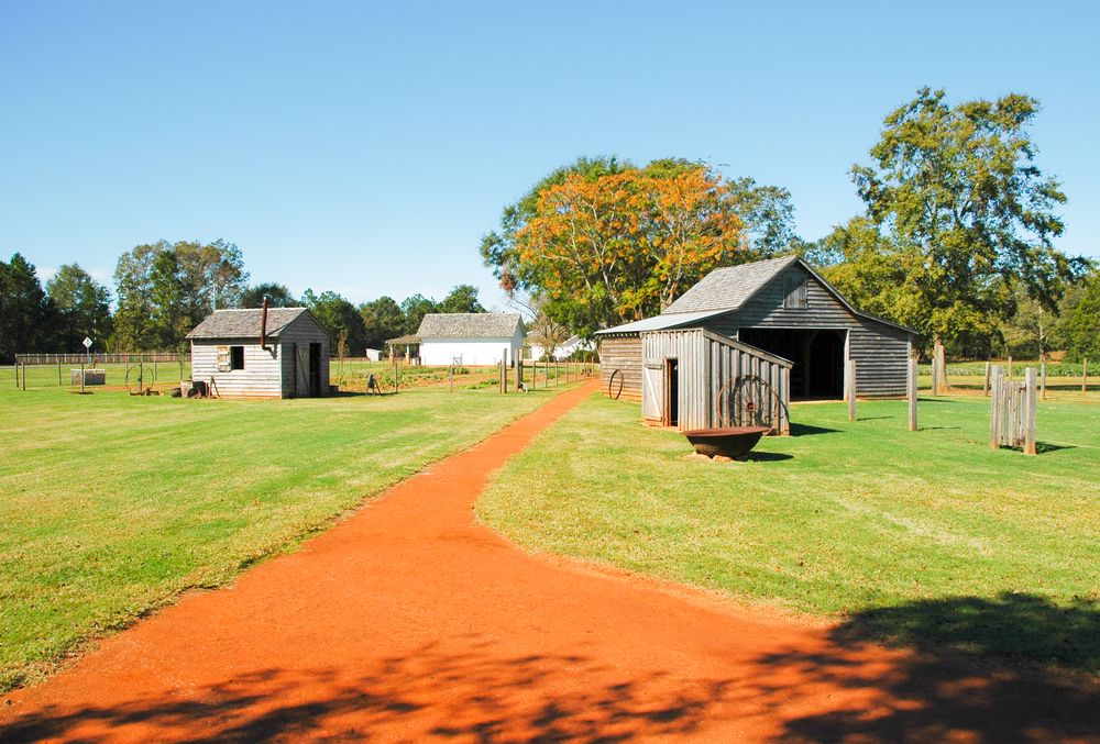 Farm houses at Jimmy Carter National Historic Site