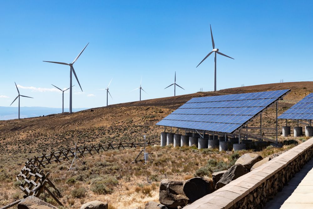 View of Wild Horse Renewable Energy Center
