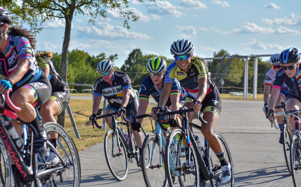 Cyclists at Breckinridge Park