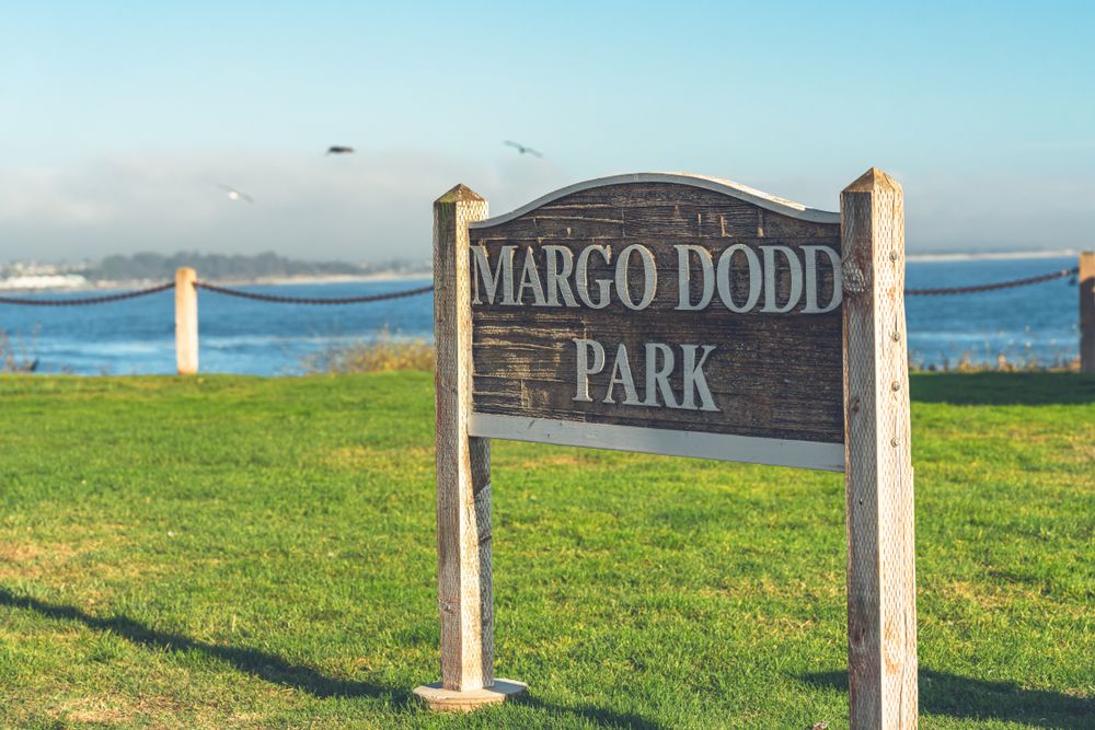 Signage of Margo Dodd Park