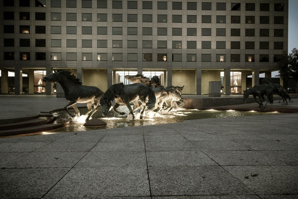 View of Mustangs of Las Colinas