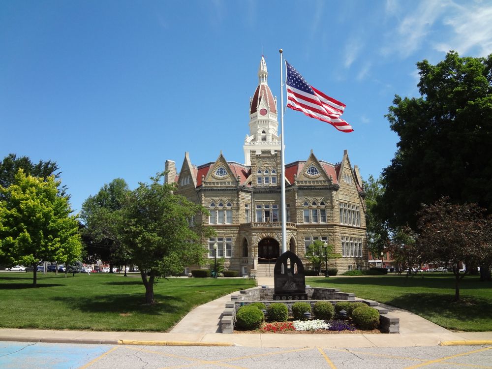 Exterior of the Historic Pike County Courthouse