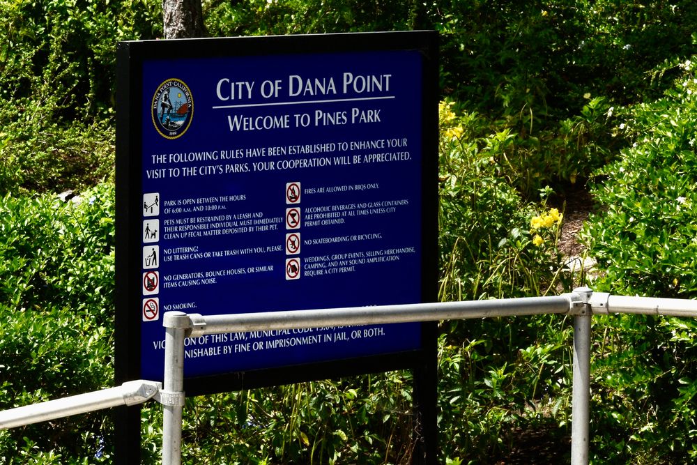 A Sign at Pines Park