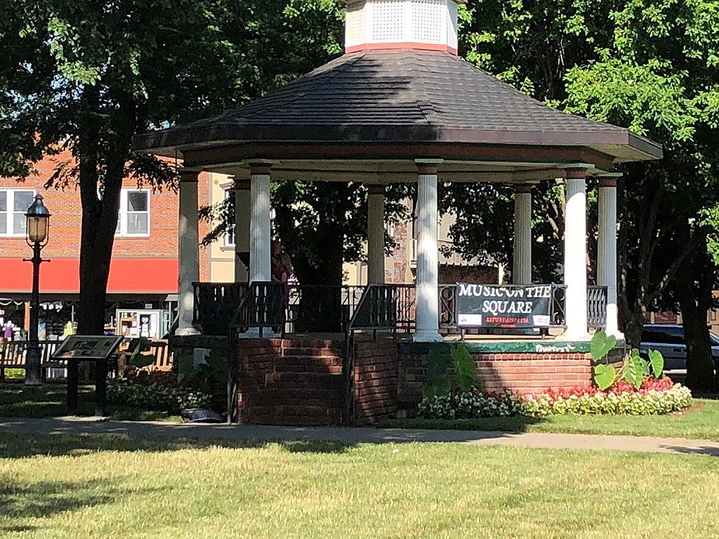 Gazebo at the Historical Paola Park Square