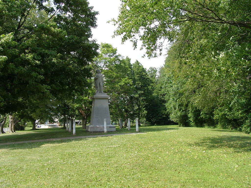 Starting point of Chief Menominee Monument