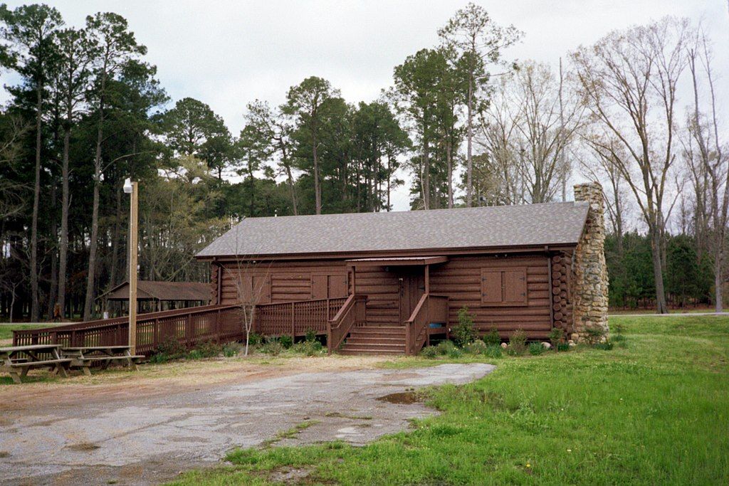 A cabin at Northside Park