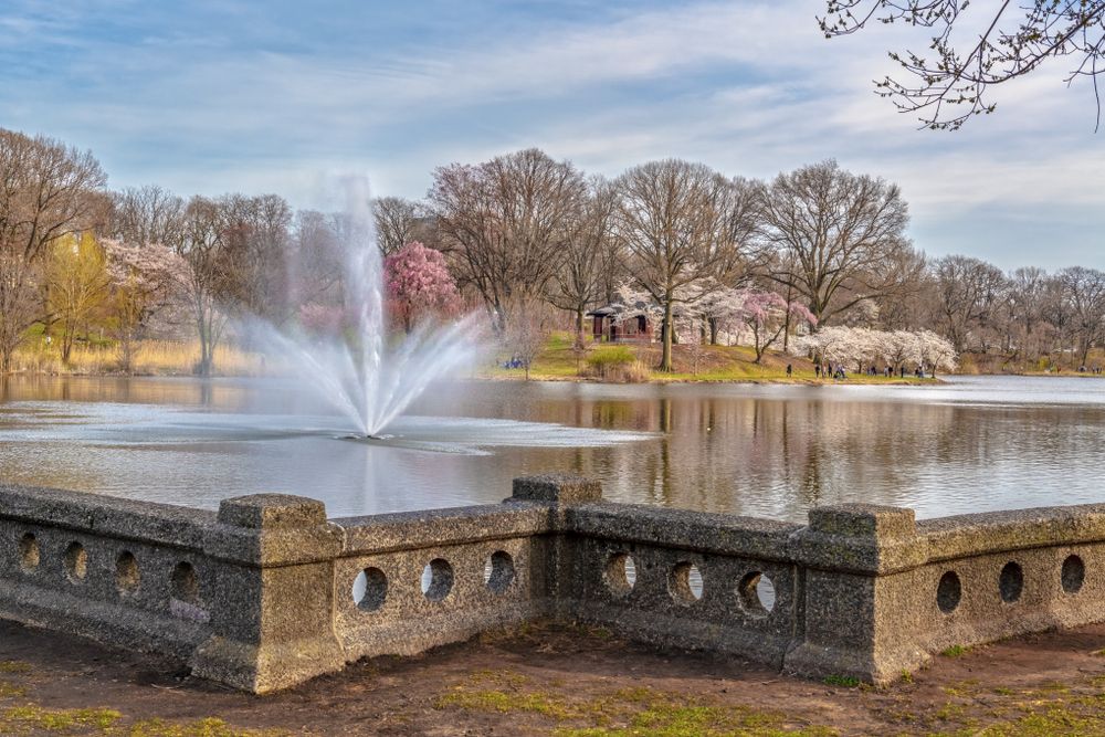 Fountain at Branch Brook Park