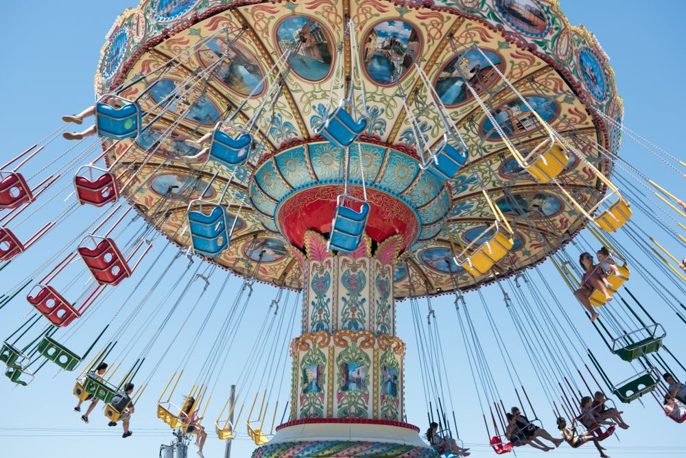 Swing carousel at Jenkinson’s Boardwalk